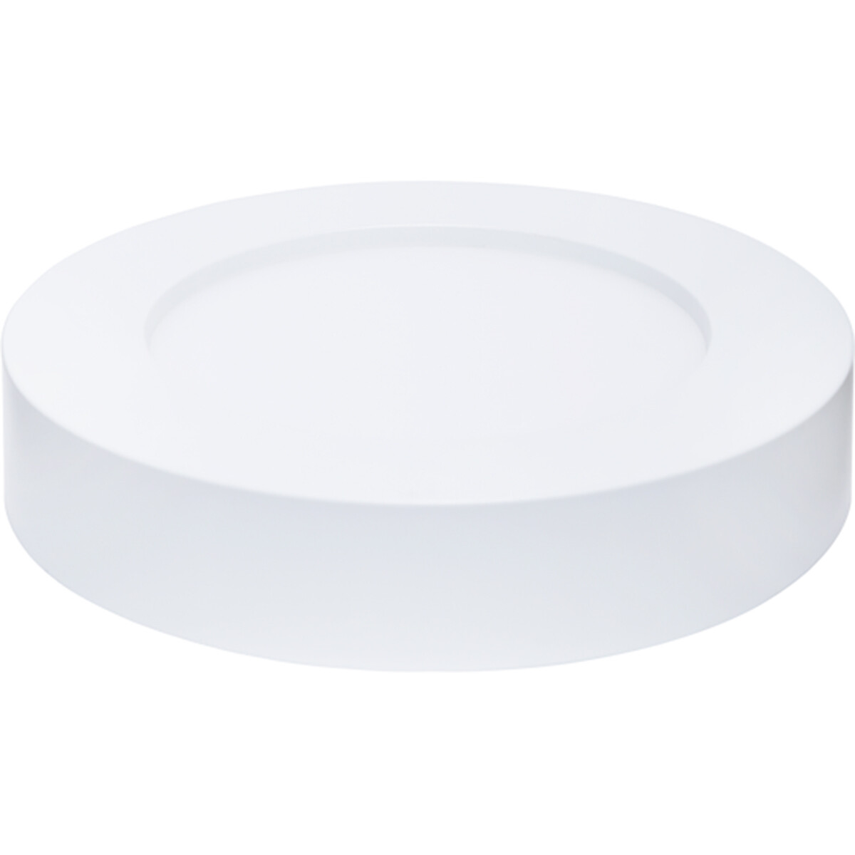 Downlight LED Slim Pro - Aigi Strilo - En Saillie Rond 6W - Blanc Neutre 4000K - Mat Blanc - Plastique