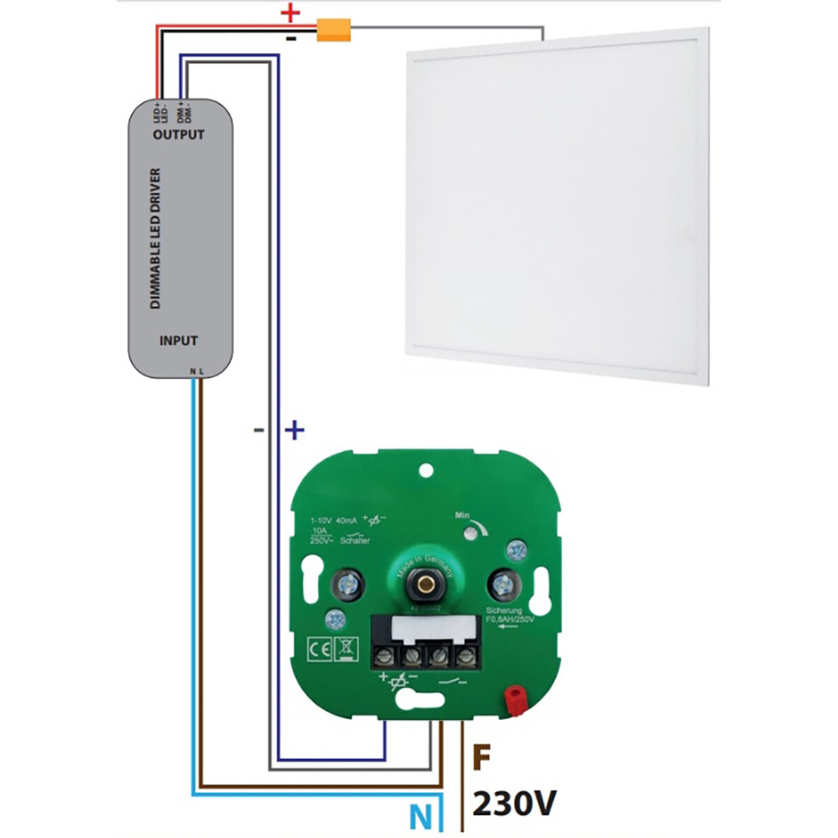 Driver LED - Trafo - Transformateur -  Aigi - Dimmable - 40W - 1-10V