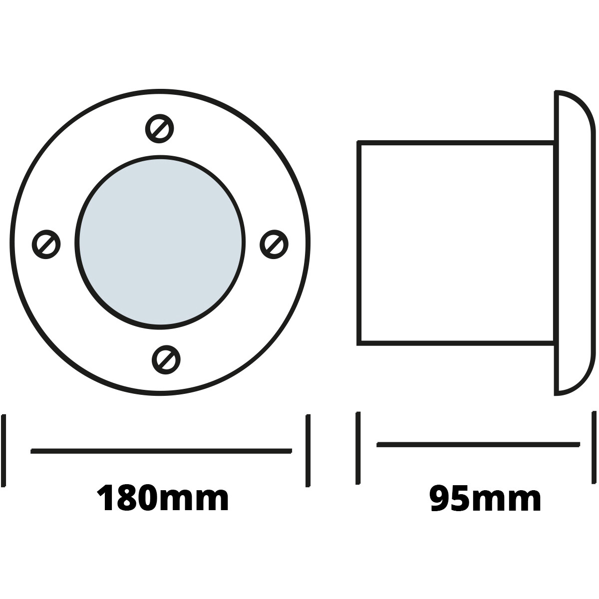 Spot de sol LED - Aruz - Rond Encastré - 18W - Étanche IP67 - Blanc Neutre 4000K - Rond - Mat Chrome - Inox