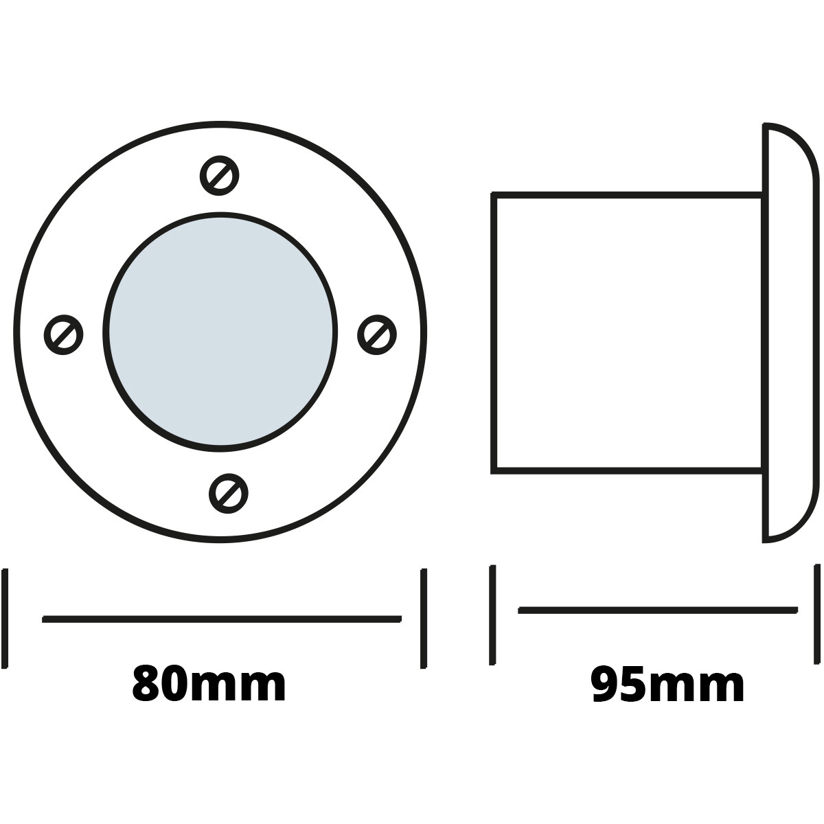 Spot de sol LED - Aruz - Rond Encastré - 3W - Étanche IP67 - Blanc Neutre 4000K - Rond - Mat Chrome - Inox