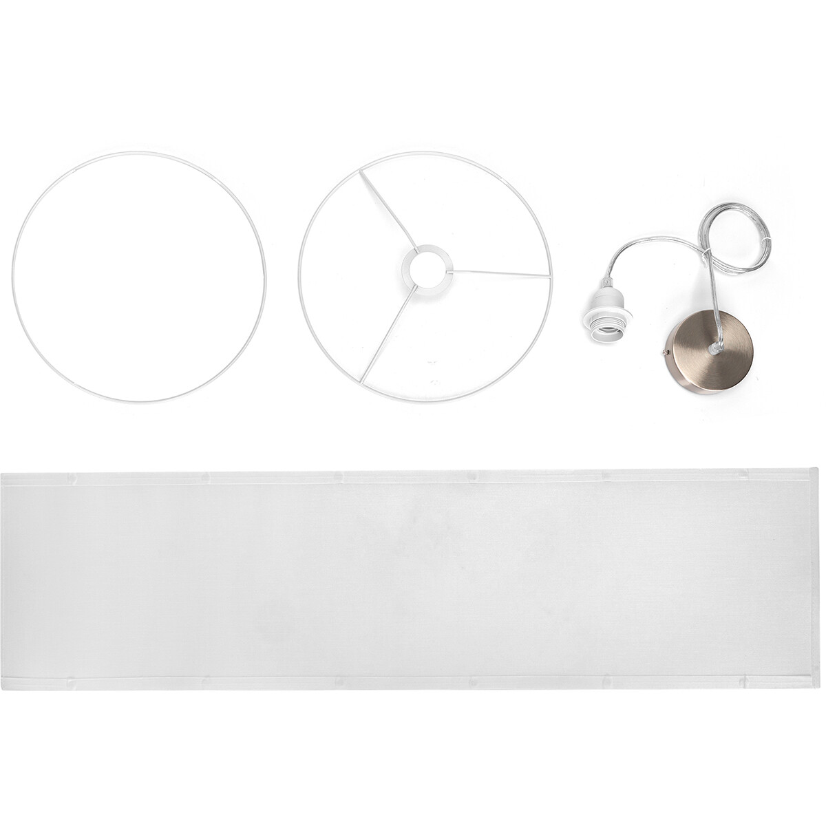 Suspension LED - Luminaire Suspendu - Aigi Utra - Douille E27 - Rond - Mat Blanc - Plastique