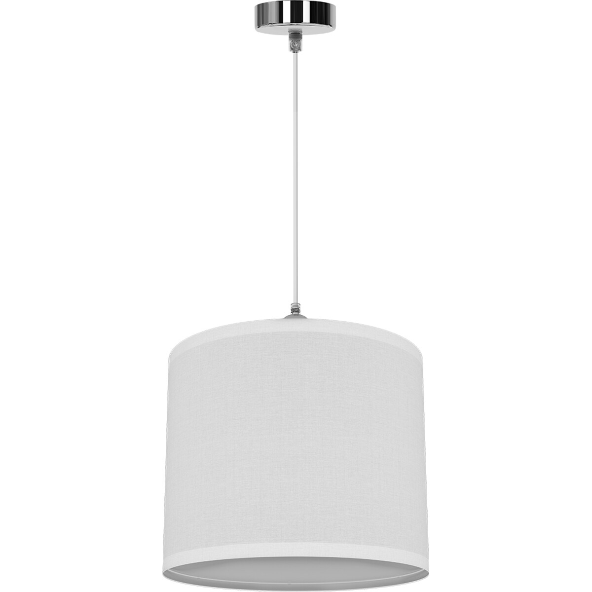 Suspension LED - Luminaire Suspendu - Aigi Utra - Douille E27 - Rond - Mat Blanc - Plastique