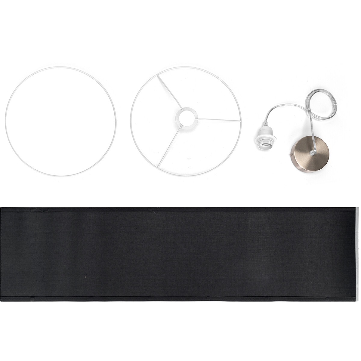 Suspension LED - Luminaire Suspendu - Aigi Utra - Douille E27 - Rond - Mat Noir - Plastique