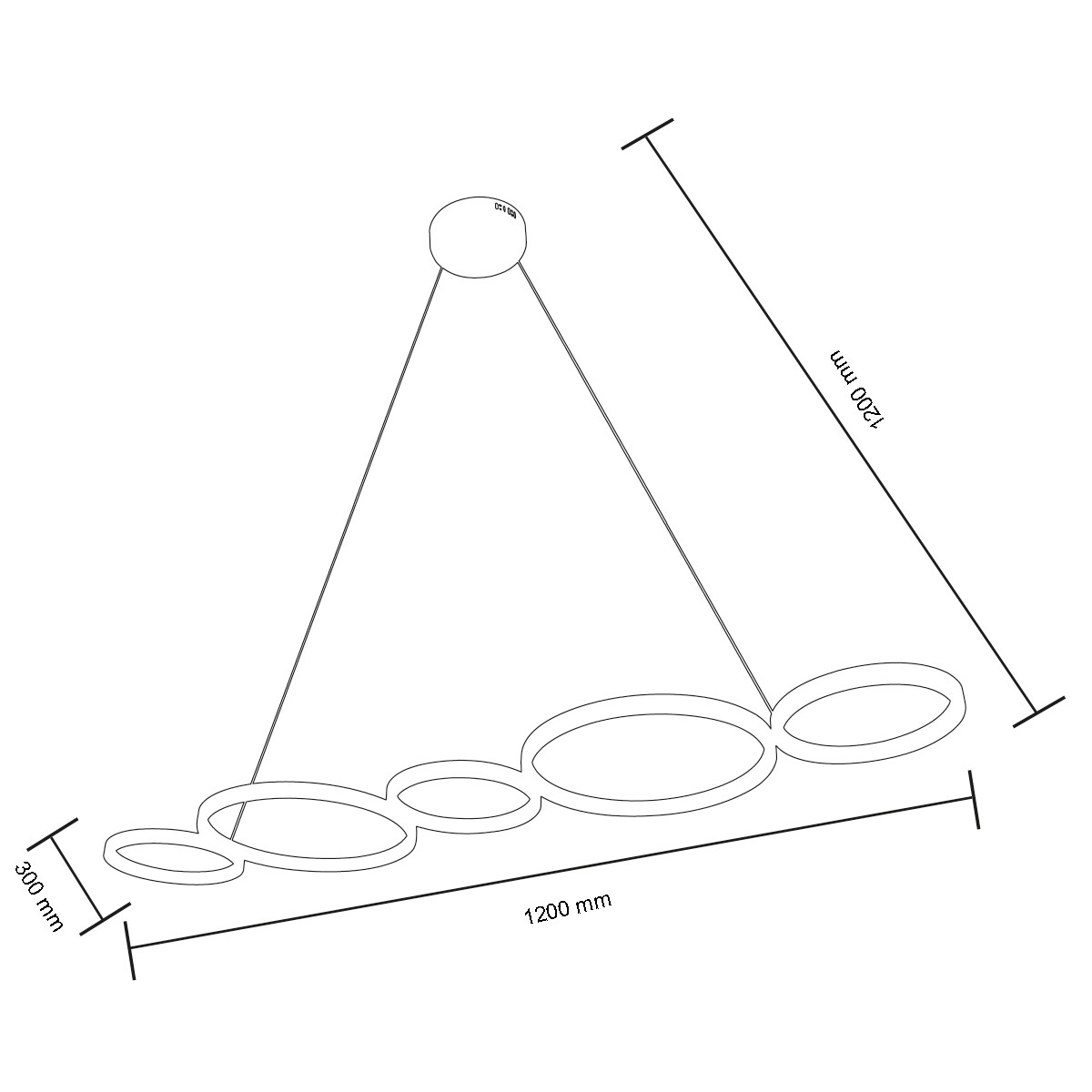 Suspension LED - Luminaire Suspendu - Sintrus - 45W - Blanc Neutre 4000K - Mat Noir - Aluminium