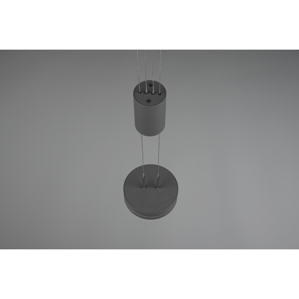 Suspension LED - Luminaire Suspendu - Trion Franco - 7.2W - 1-lumière - Blanc Chaud 3000K - Dimmable - Rond - Mat Anthracite - Aluminium