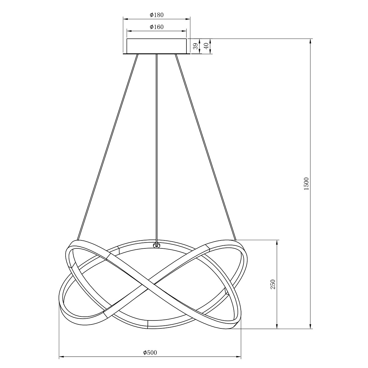 Suspension LED - Luminaire Suspendu - Trion Nubi - 26W - Blanc Chaud 3000K - RGBW - Télécommande - Dimmable - Rond - Mat Gris - Aluminium