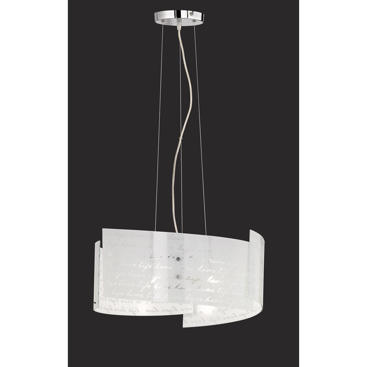 Suspension LED - Luminaire Suspendu - Trion Sonu - Douille E27 - 3-lumières - Rond - Mat Blanc - Aluminium