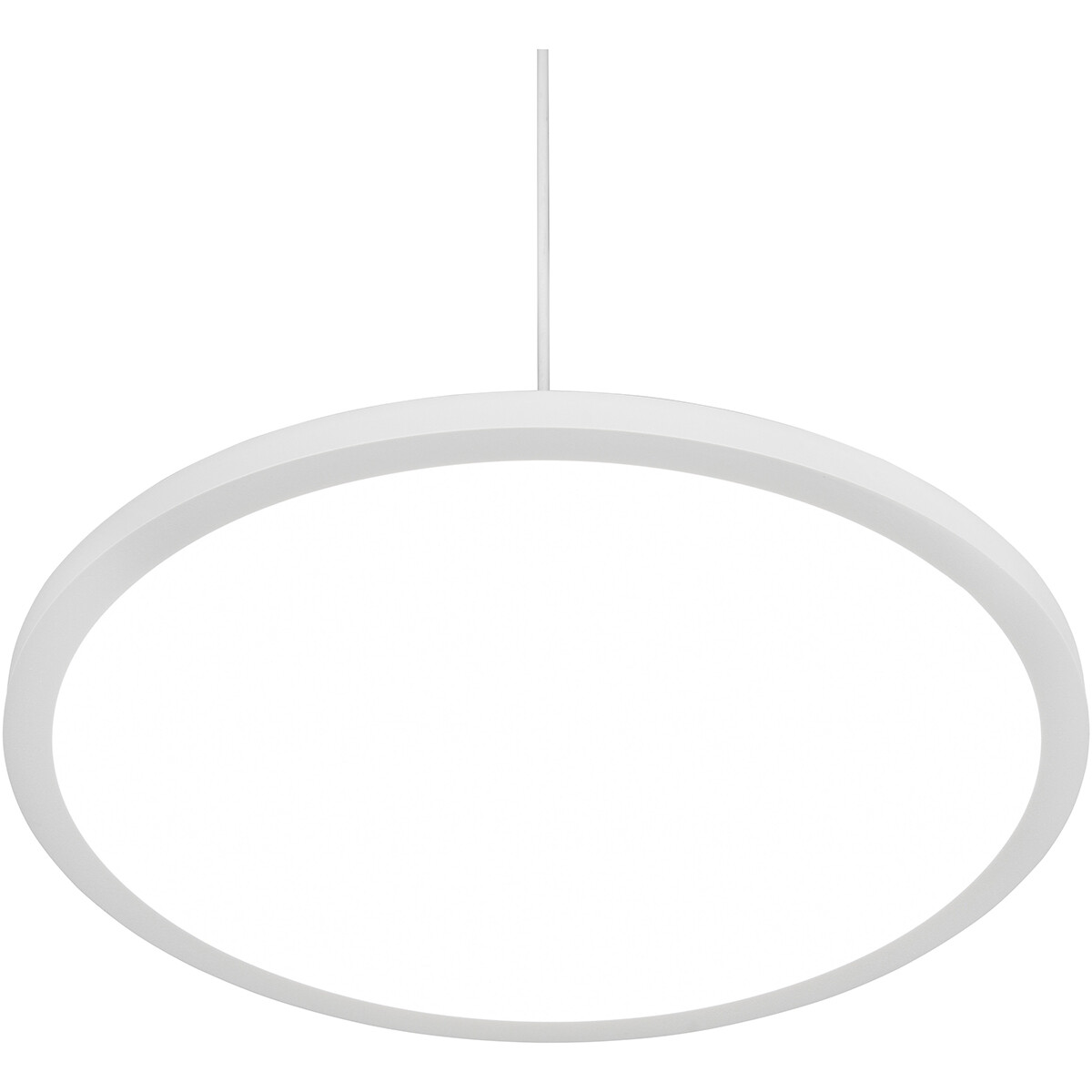 Suspension LED - Luminaire Suspendu - Trion Trula - 29W - Blanc Neutre 4000K - Dimmable - Rond - Mat Blanc - Aluminium