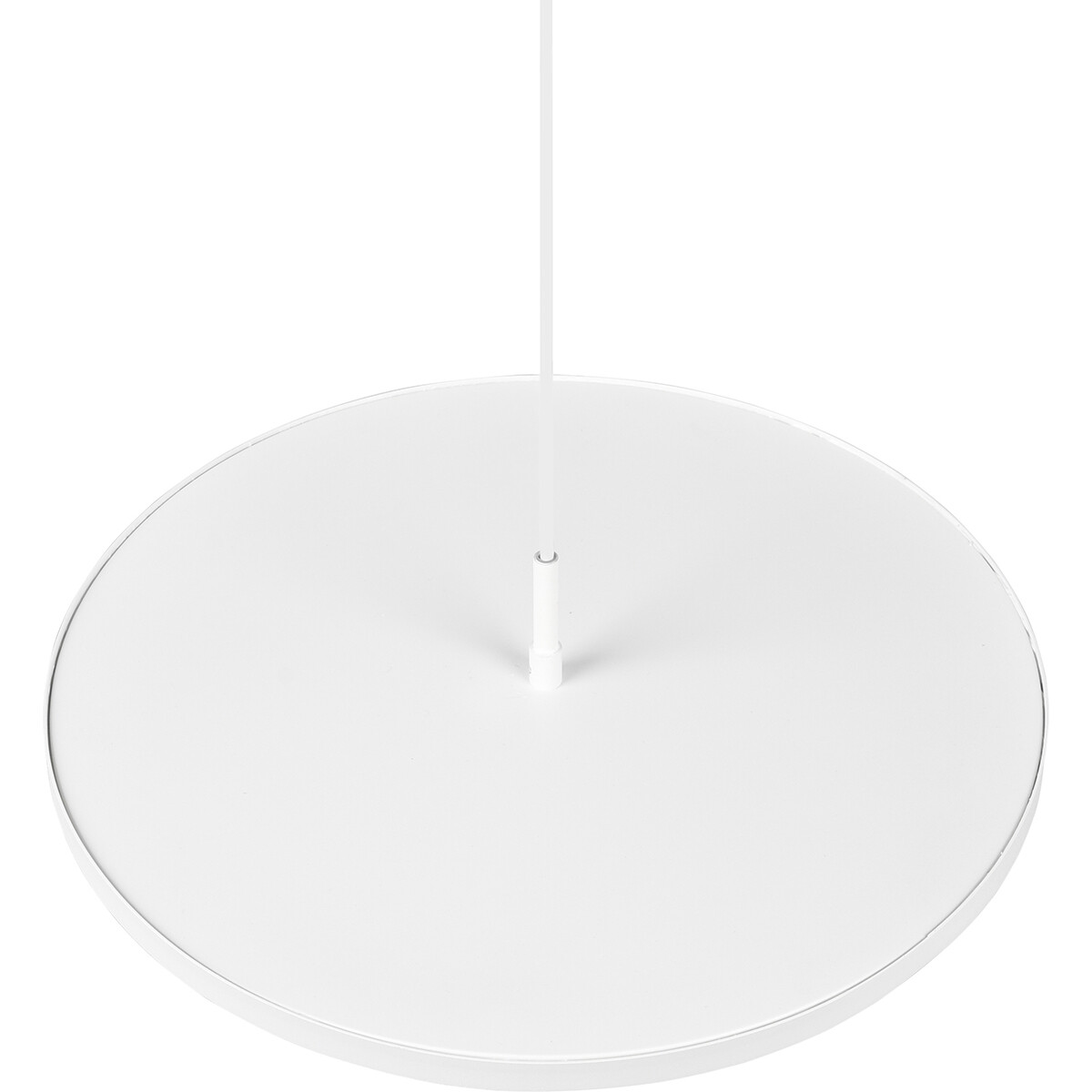 Suspension LED - Luminaire Suspendu - Trion Trula - 29W - Blanc Neutre 4000K - Dimmable - Rond - Mat Blanc - Aluminium