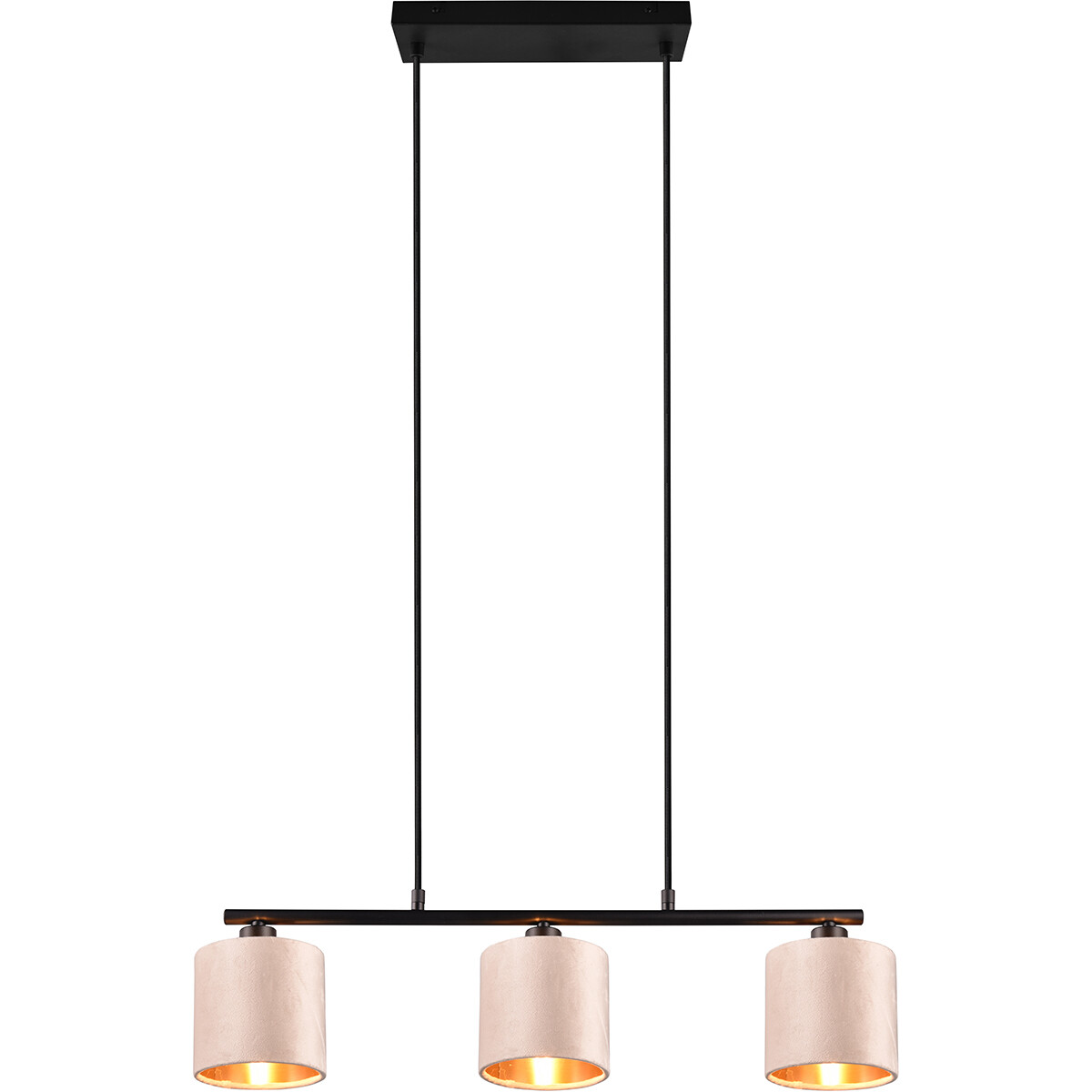 Suspension LED - Trion Julina - Douille E14 - 3 lumières - Beige