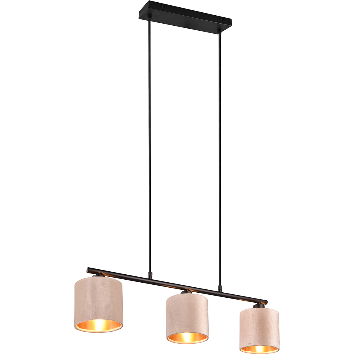 Suspension LED - Trion Julina - Douille E14 - 3 lumières - Beige