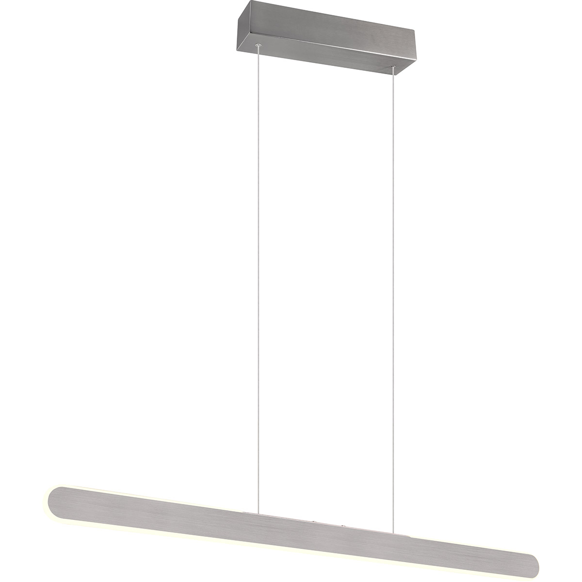 LED Suspension - Trion Soile - 28W - Couleur Ajustable - Gradable - Aluminium Brossé - Métal