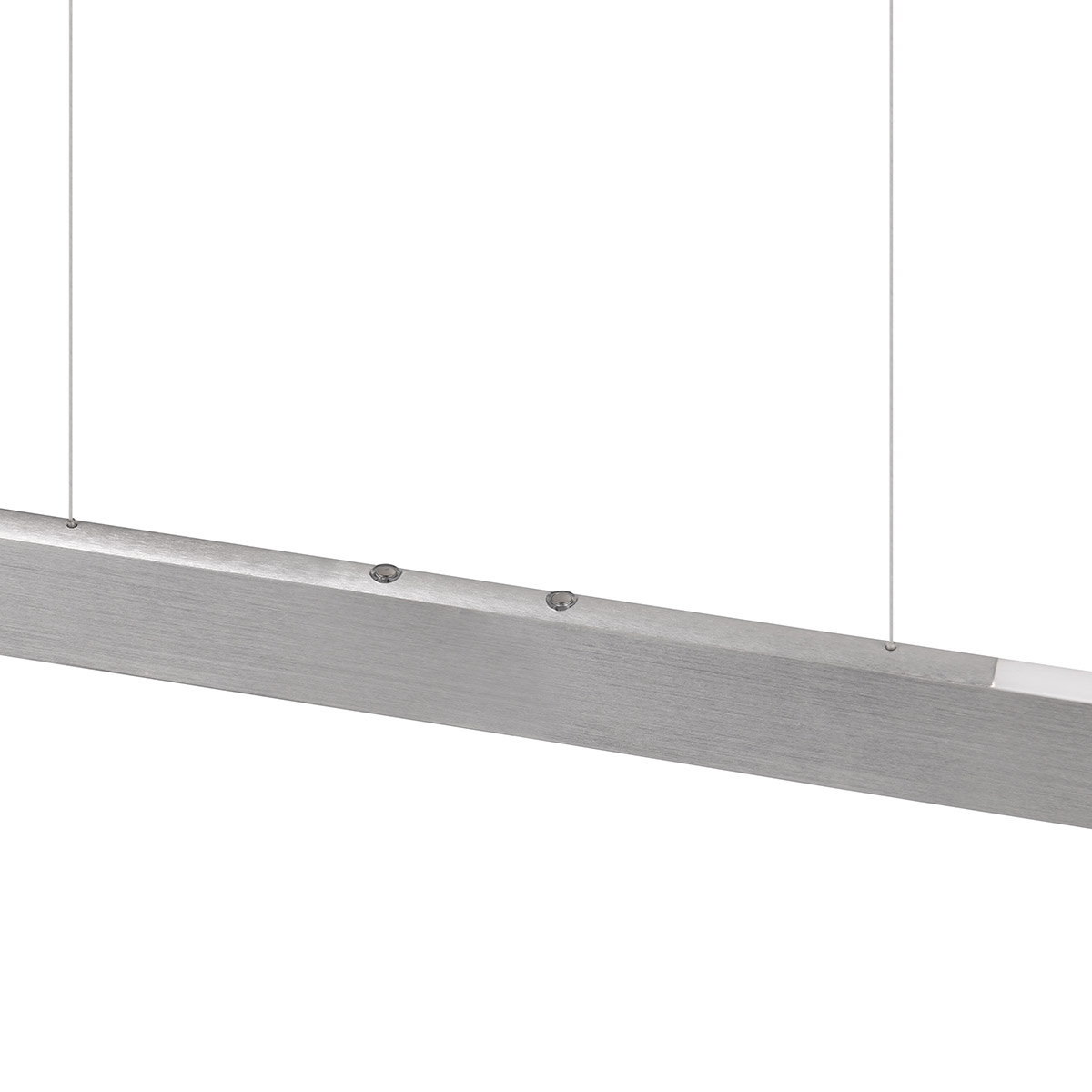 LED Suspension - Trion Soile - 28W - Couleur Ajustable - Gradable - Aluminium Brossé - Métal