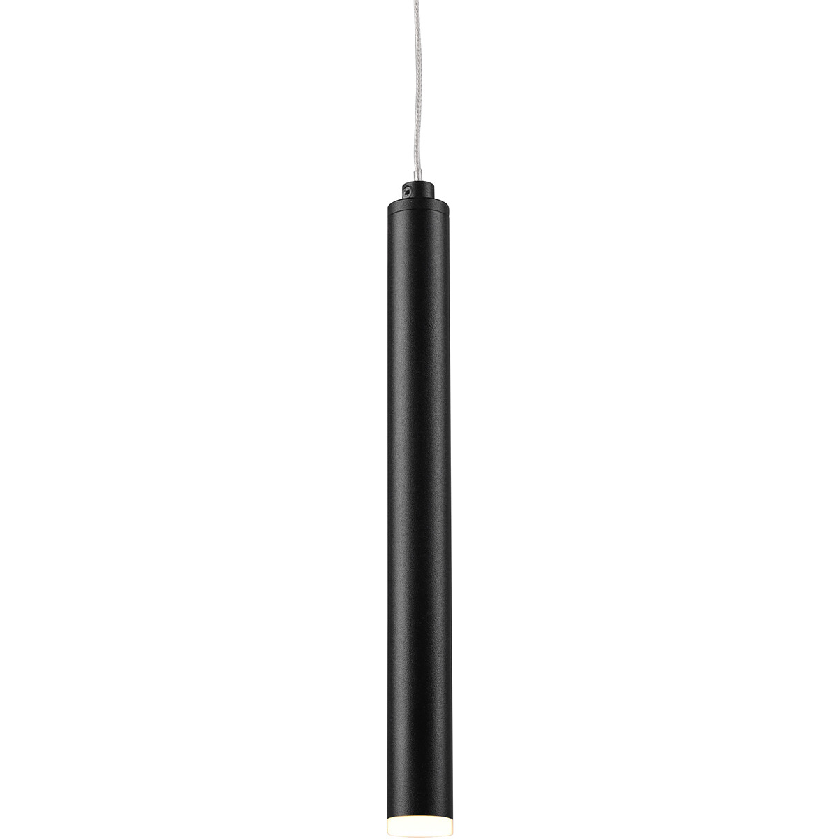 Suspension LED - Trion Tular - 22W - Blanc Chaud 3000K - Dimmable - Rectangle - Mat Noir - Aluminium