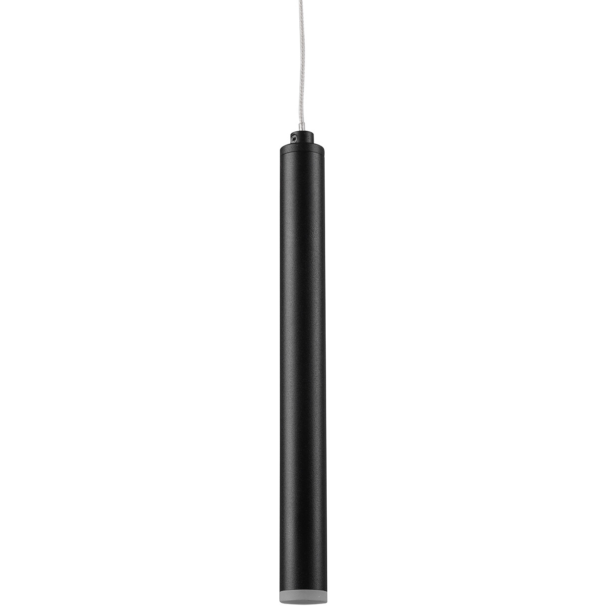 Suspension LED - Trion Tular - 22W - Blanc Chaud 3000K - Dimmable - Rectangle - Mat Noir - Aluminium