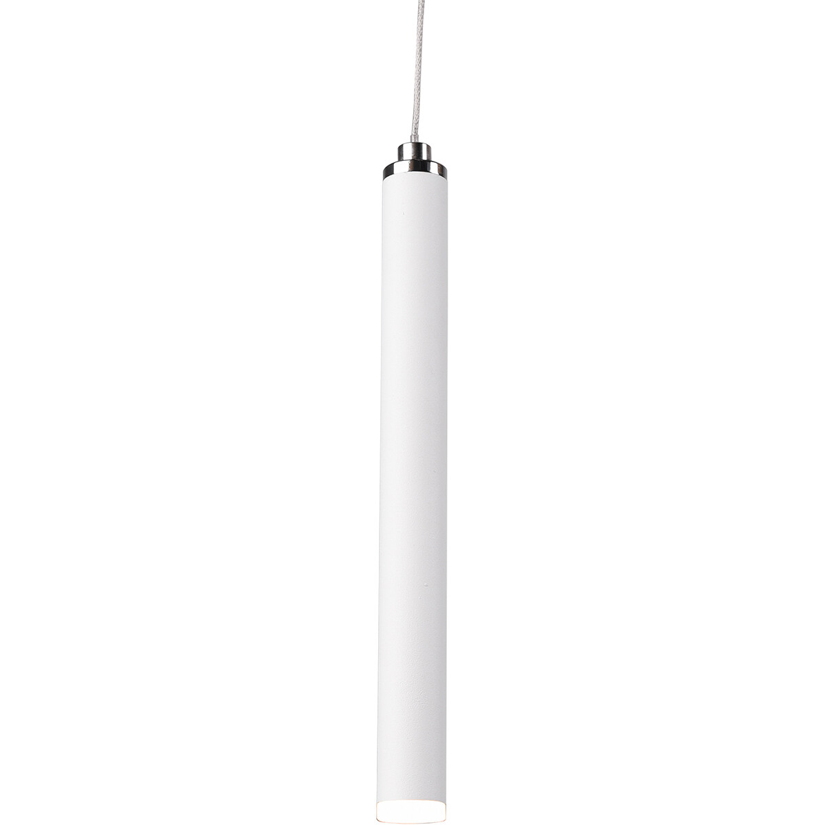 Suspension LED - Trion Tular - 22W - Blanc Chaud 3000K - Dimmable - Rond - Mat Blanc - Aluminium