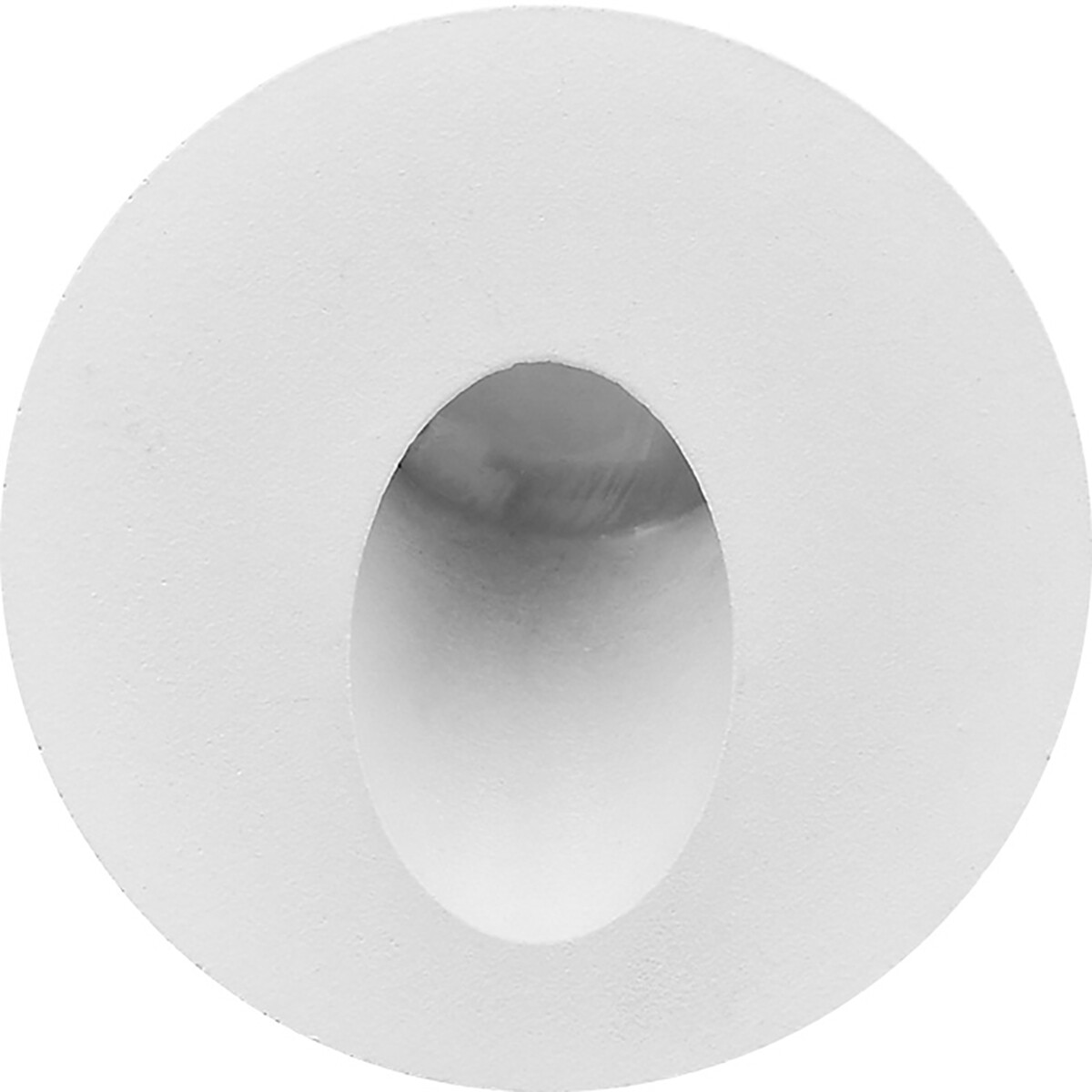 LED Spot Encastré Murale - Brinton Victo - 2W 240lm - 830 Blanc Chaud 3000K - IP65 - Rond - Blanc