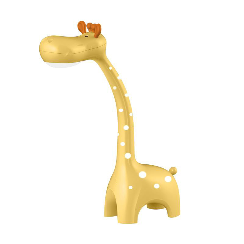 Veilleuse pour enfants LED - Lampe de Table - Girafe - Couleur de lumière ajustable - Jaune - Touch - Dimmable