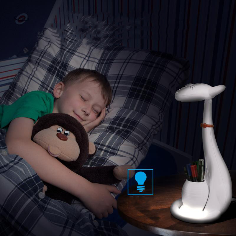 Veilleuse pour enfants LED - Lampe de Table - Chat - Couleur de lumière ajustable - Blanc - Touch - Dimmable