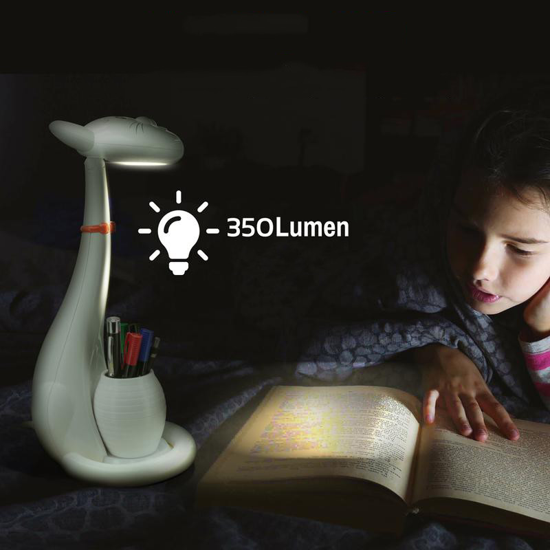 Veilleuse pour enfants LED - Lampe de Table - Chat - Couleur de lumière ajustable - Blanc - Touch - Dimmable