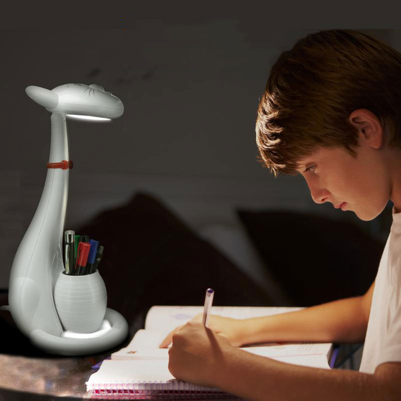 Veilleuse pour enfants LED - Lampe de Table - Chat - Couleur de lumière ajustable - Blanc - Touch - Dimmable