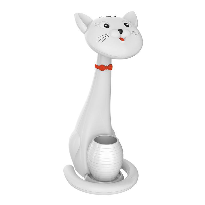 Veilleuse pour enfants LED - Lampe de Table - Chat - Couleur de lumière ajustable - Blanc - Touch - Dimmable