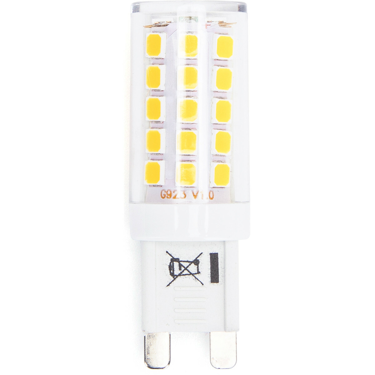 Pack de 10 Lampes LED - Aigi - Douille G9 - 3W - Blanc Chaud 3000K | Remplace 32W