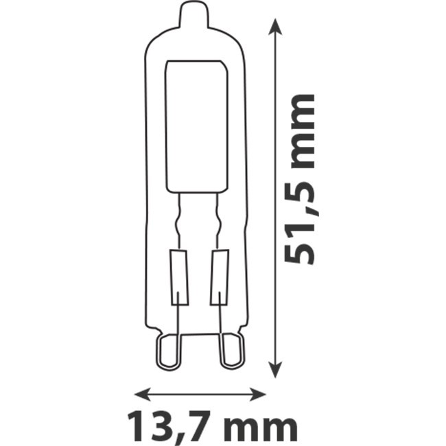 Pack de 10 Lampes LED - Exi - Douille G9 - 3W - Blanc Froid 6400K