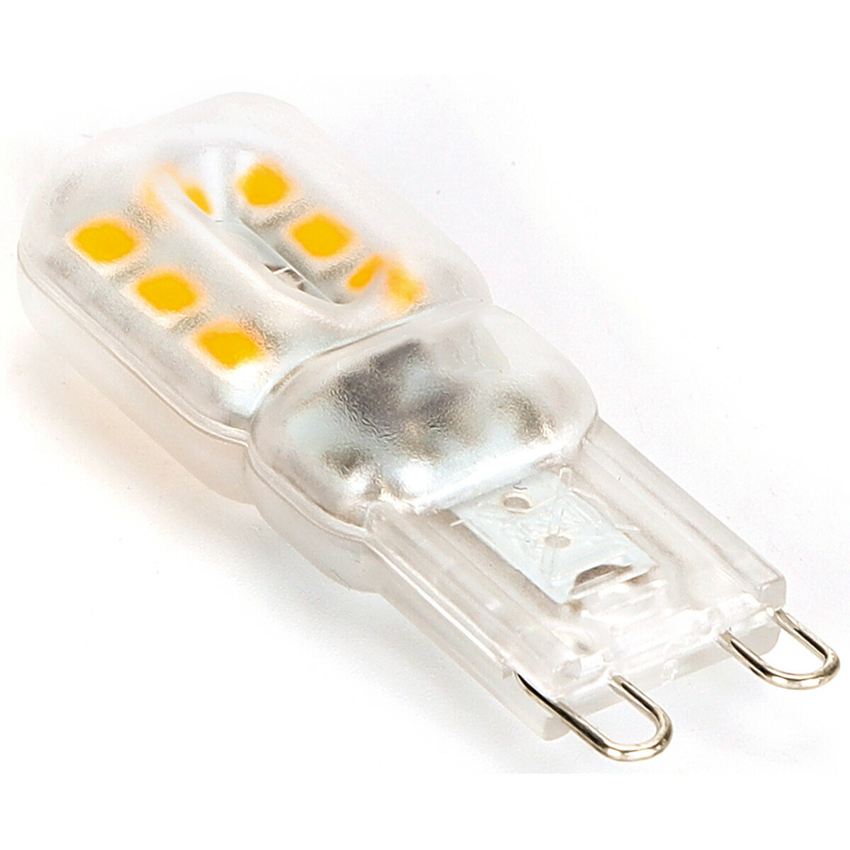 Pack de 10 Lampes LED - Douille G9 - Dimmable - 3W - Blanc Froid 6000K - Transparent | Remplace 32W