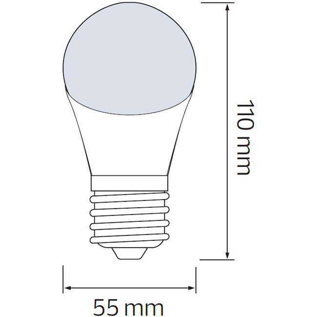 Pack de 10 Lampes LED - Specta - Bleu Coloré - Douille E27 - 3W