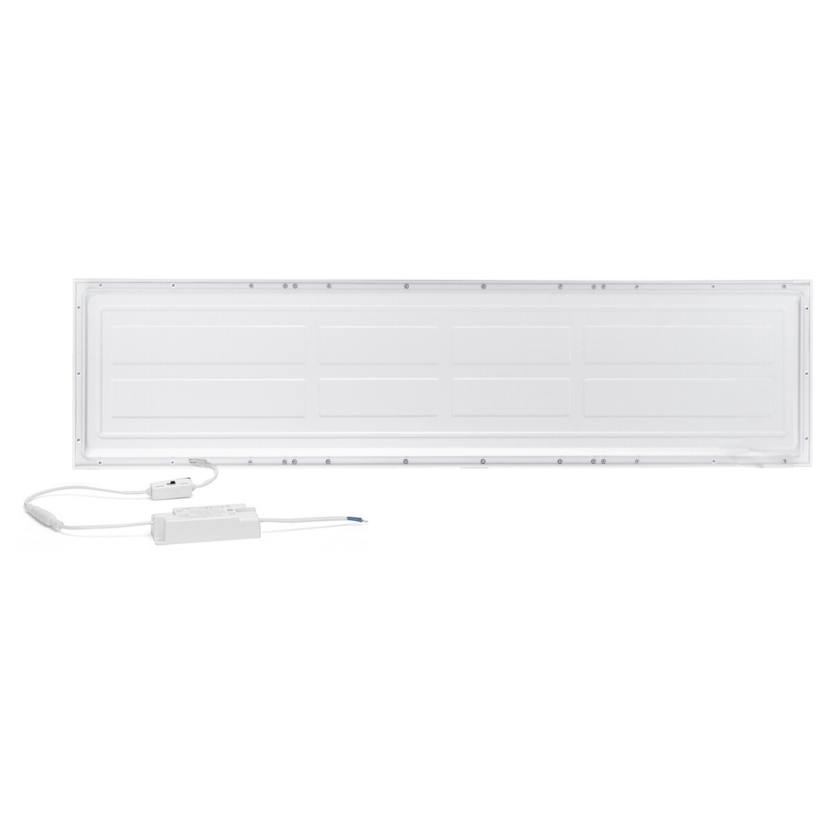 Panneau LED 30x120 - Velvalux Lumis - Panneau LED pour plafond suspendu - Blanc Chaud 3000K - 40W - Encastré - Rectangulaire - Blanc - Sans scintillement