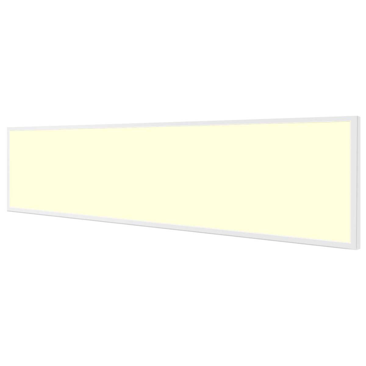 Panneau LED 30x120 - Velvalux Lumis - Panneau LED pour plafond suspendu - Blanc Chaud 3000K - 40W - Encastré - Rectangulaire - Blanc - Sans scintillement