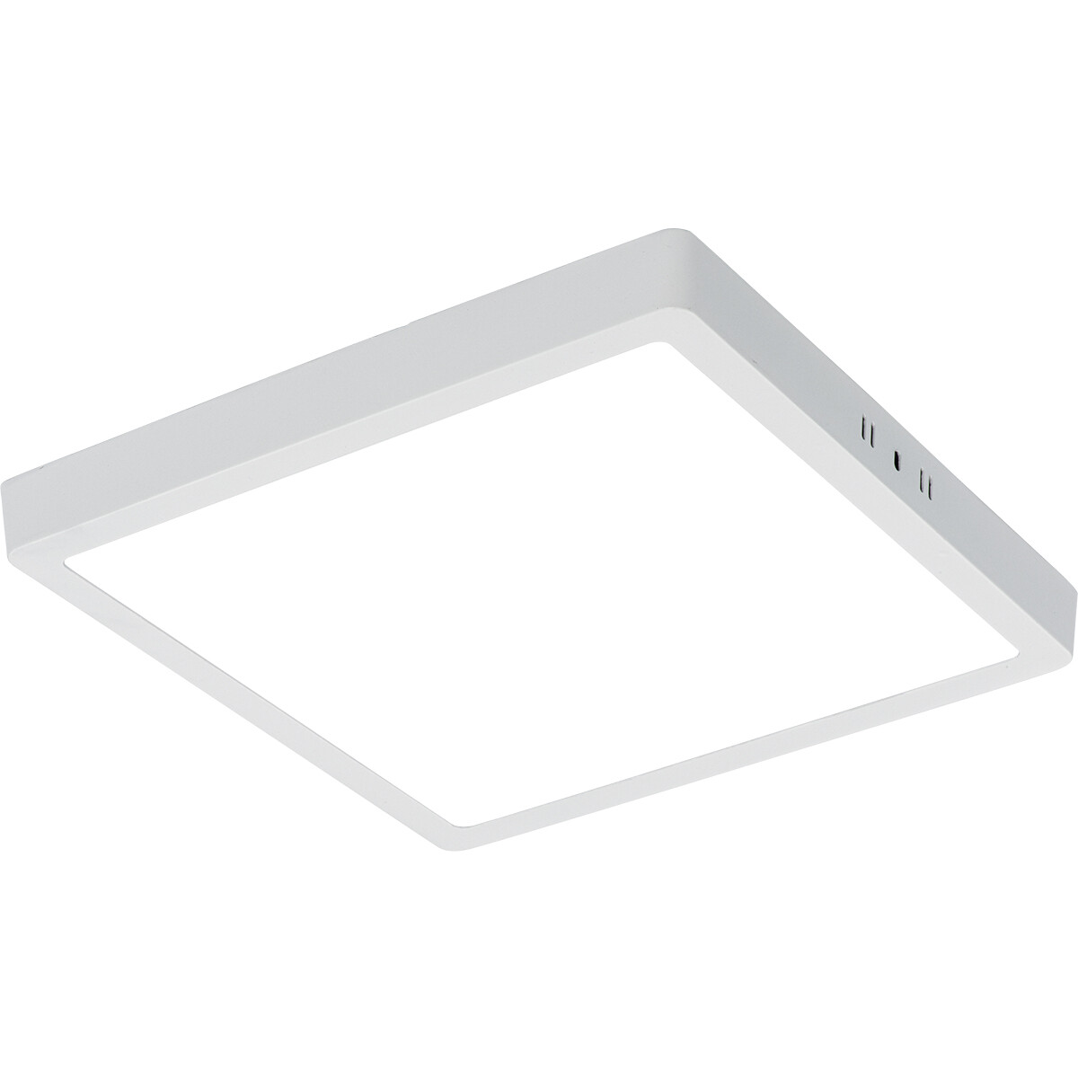 Panneau LED - 30x30 Blanc Froid 6400K - 28W Montage en Surface Carré - Mat Blanc - Sans Scintillement