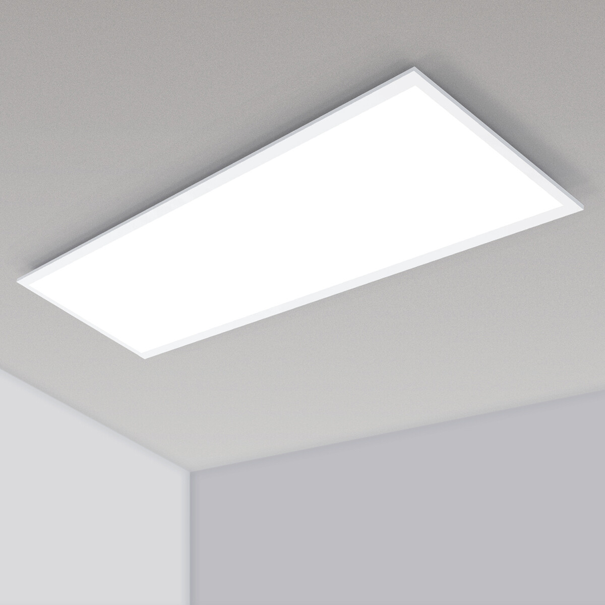 Panneau LED 30x60 pack de 6 - Velvalux Lumis - Panneau LED pour plafond suspendu - Blanc Chaud 3000K - 24W - Encastré - Rectangulaire - Blanc - Sans scintillement