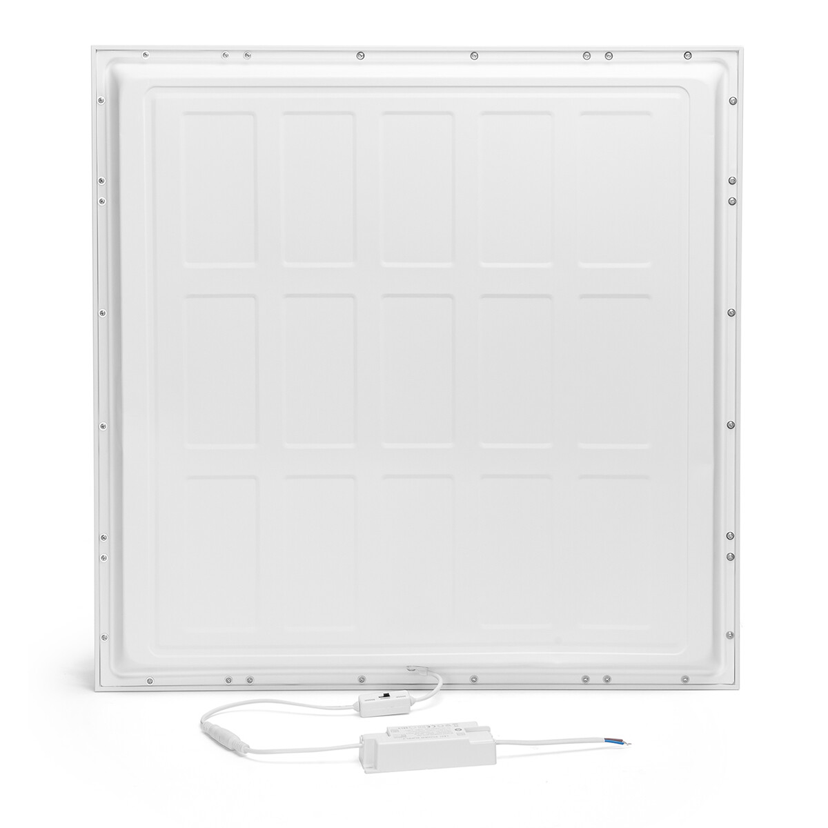 Panneau LED 60x60 - Velvalux Lumis - Blanc Froid 6000K - 36W - en Saillie - Carré - Blanc - Sans Scintillement