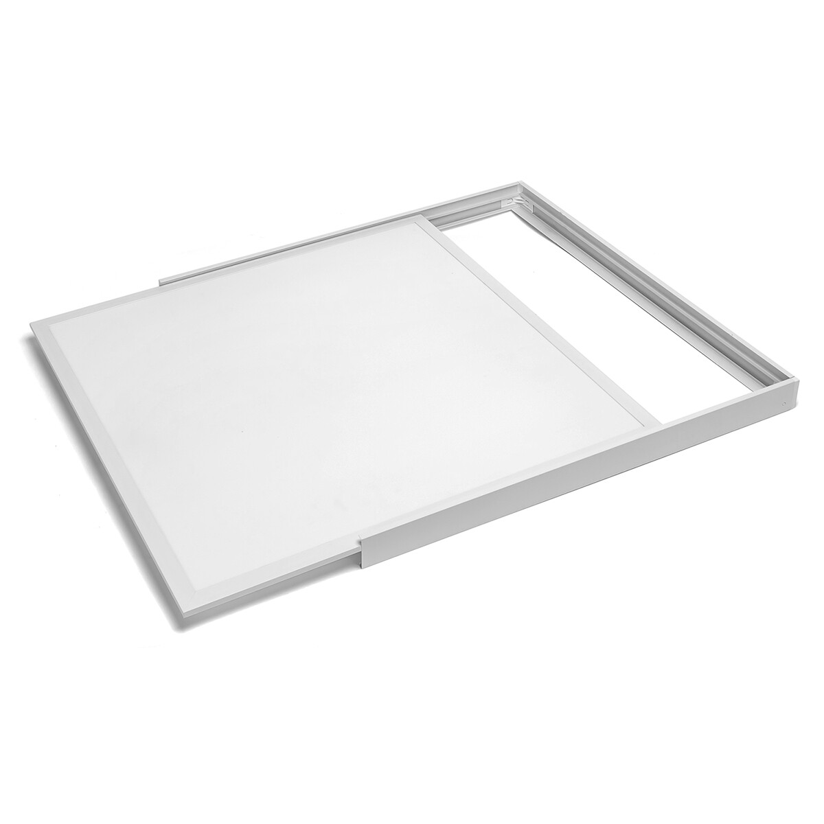 Panneau LED 60x60 - Velvalux Lumis - Blanc Froid 6000K - 36W - en Saillie - Carré - Blanc - Sans Scintillement