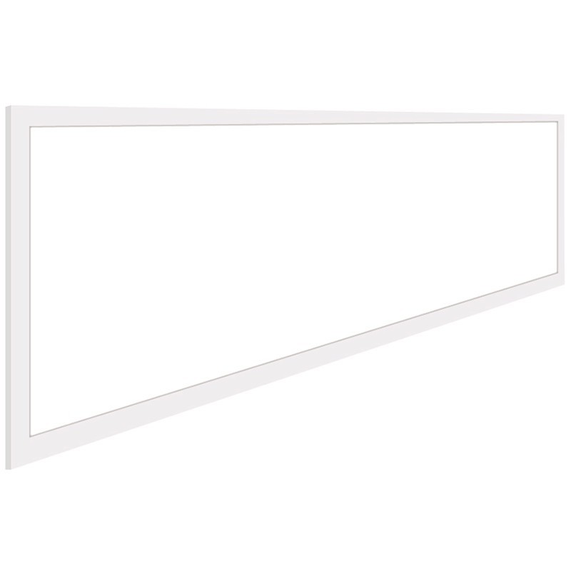 Panneau LED - Aigi - 30x120 Blanc Froid 6000K - 40W Encastrement Rectangulaire - Inclus Prise - Mat Blanc - Sans Scintillement