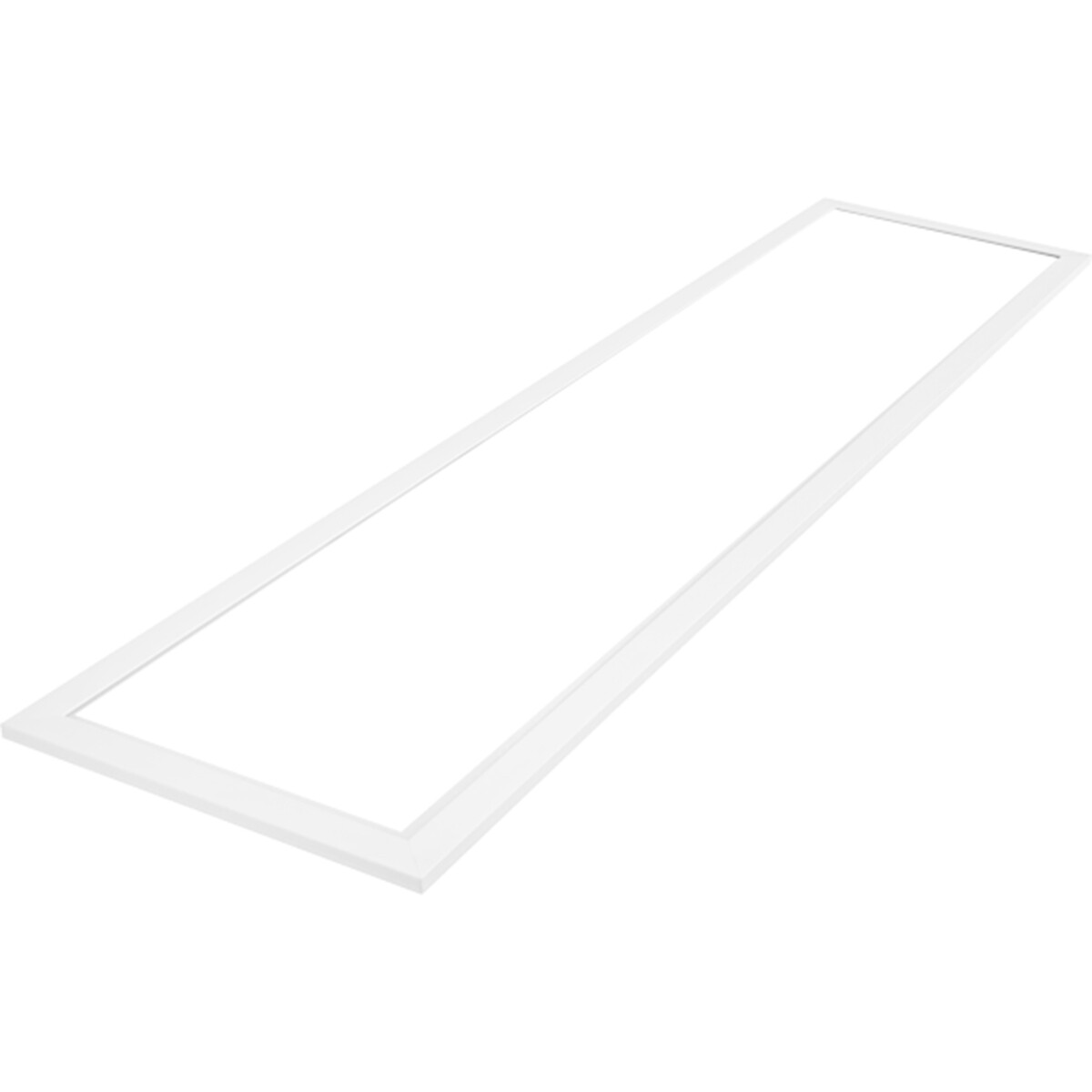 Panneau LED - Aigi - 30x120 Blanc Froid 6500K - 40W Encastrement Rectangulaire - Mat Blanc - Aluminium - Sans Scintillement