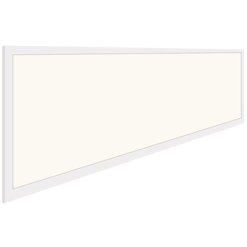 Panneau LED - Aigi - 30x120 Blanc Neutre 4000K - 40W Encastrement Rectangulaire - Inclus Prise - Mat Blanc - Sans Scintillement