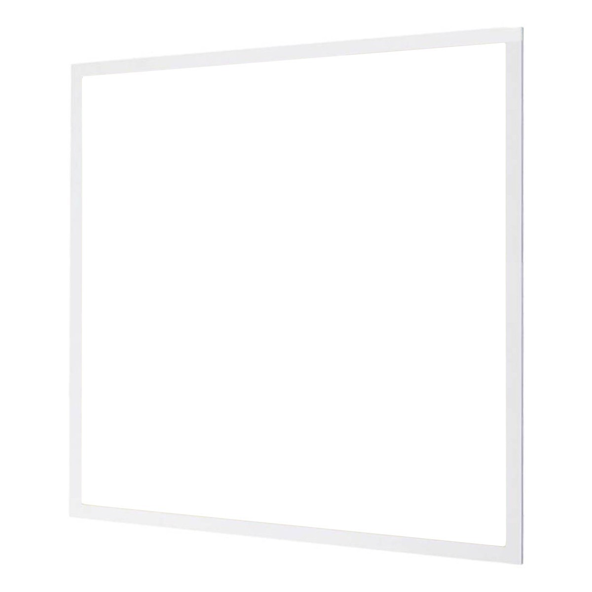 Panneau LED - Aigi - 60x60 Blanc Froid 6000K - 40W High Lumen UGR19 - Carré Encastré - Inclus Prise - Mat Blanc - Sans Scintillement