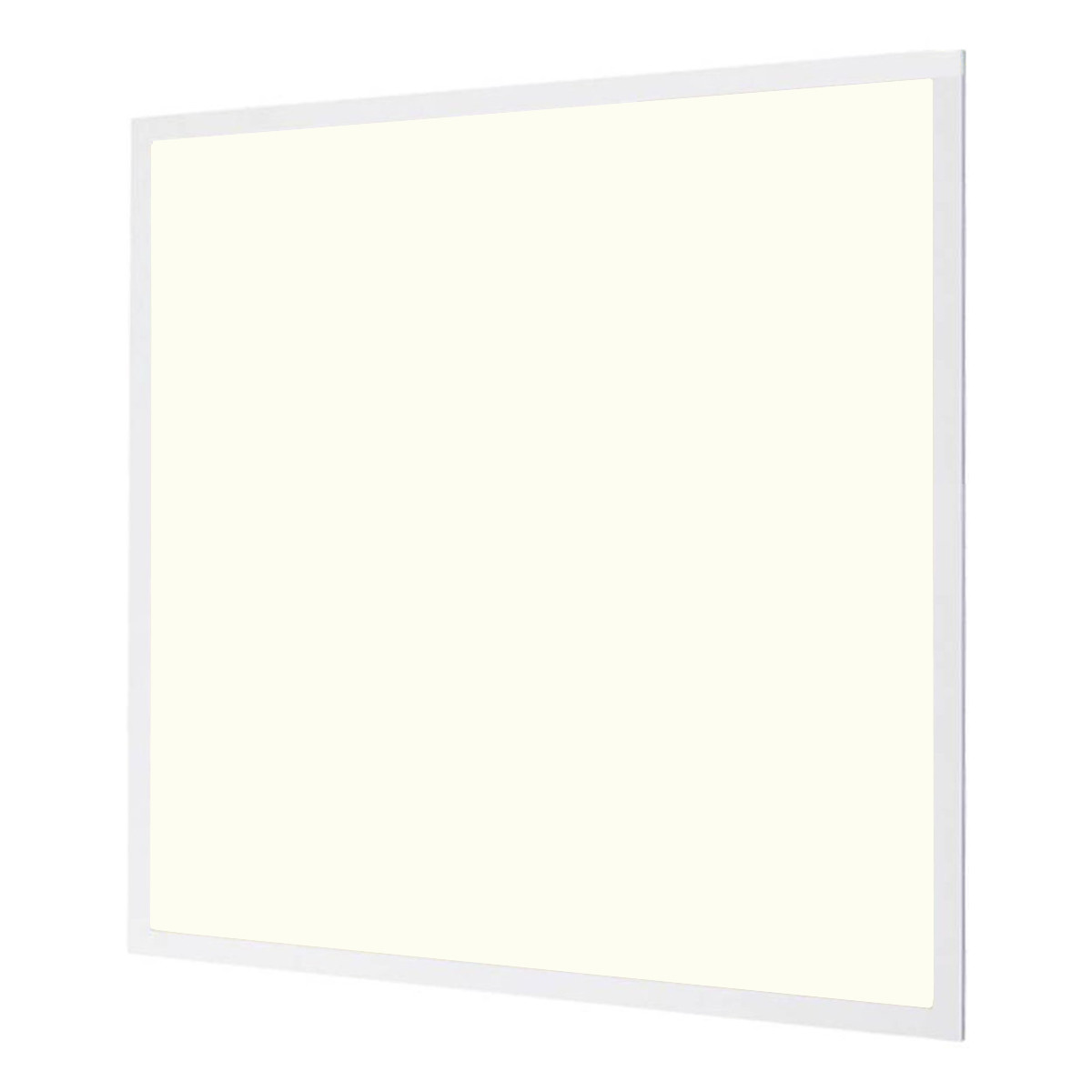 Panneau LED avec prise - Aigi Leny - 60x60 - Blanc Neutre 4000K - 32W - 3840lm - 120lm/W - High Lumen - Encastré - Carré - Mat Blanc - Sans Scintillement