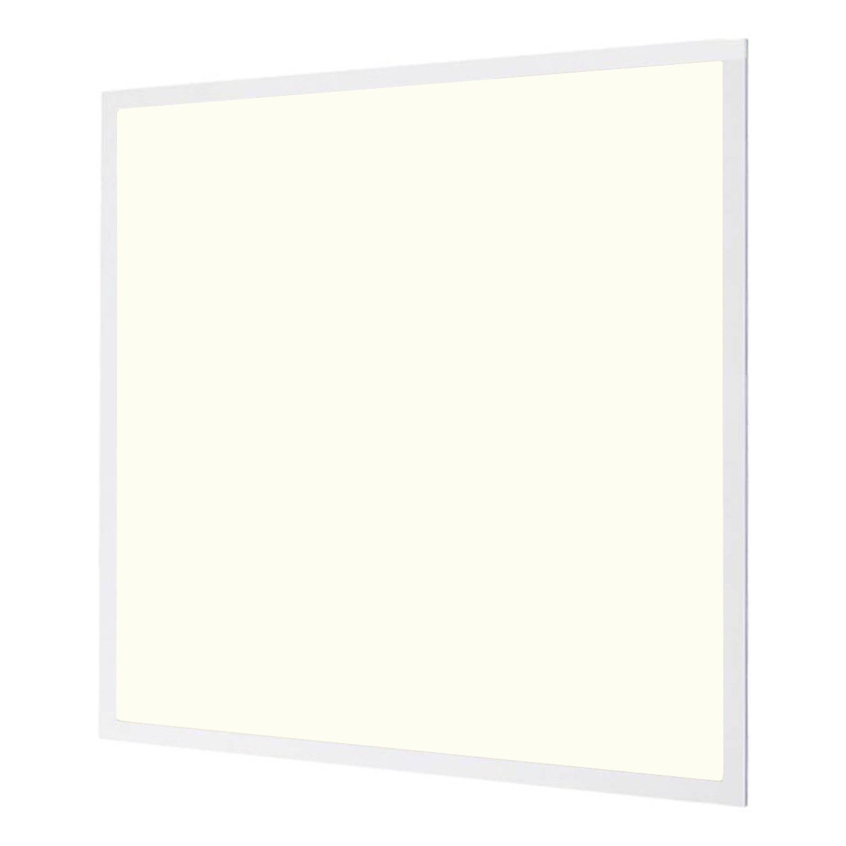 Panneau LED - Aigi - 60x60 Blanc Neutre 4000K - 40W High Lumen UGR19 - Carré Encastré - Inclus Prise - Mat Blanc - Sans Scintillement