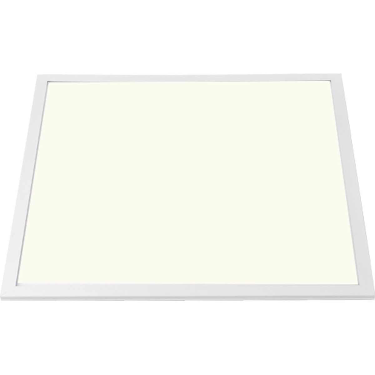 Panneau LED - Aigi - 62x62 - Blanc Neutre 4000K - 40W Encastrement Carré - Mat Blanc - Aluminium - Sans Scintillement