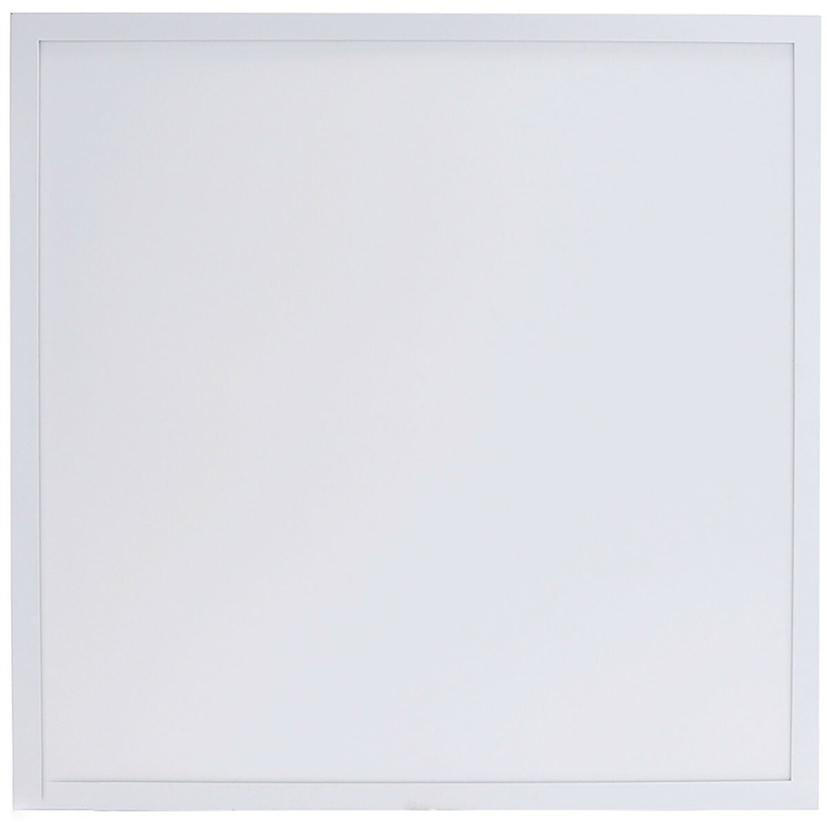 Panneau LED - Aigi Hyron - 62x62 - Couleur de lumière ajustable CCT - 32W - Encastré - Carré - Mat Blanc - Aluminium - Sans Scintillement