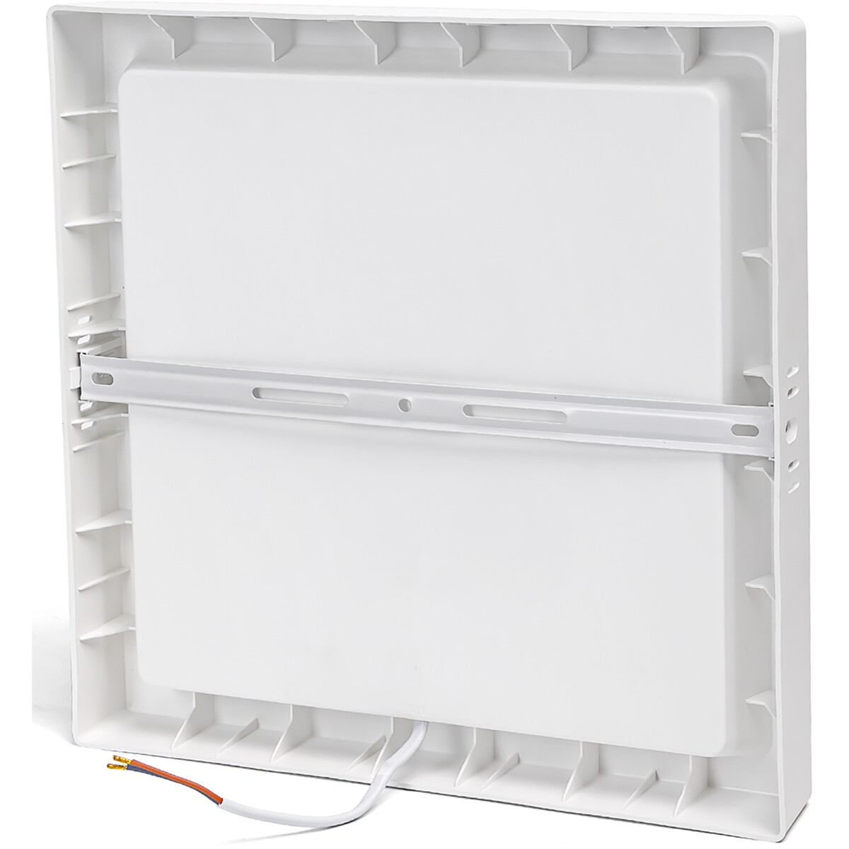 Panneau LED - Downlight - Aigi - Blanc Froid 6500K - 24W - 30x30 - en Saillie - Carré - Blanc - Sans Scintillement