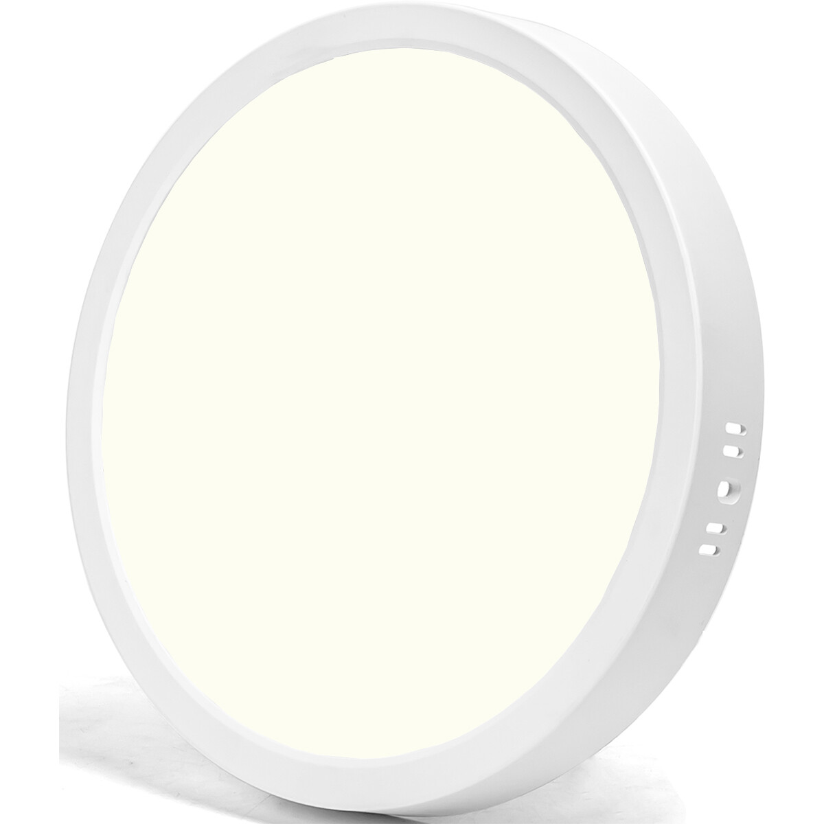 Panneau LED - Downlight - Aigi - Blanc Neutre 4000K - 24W - Ø30 - en Saillie - Rond - Blanc - Sans Scintillement