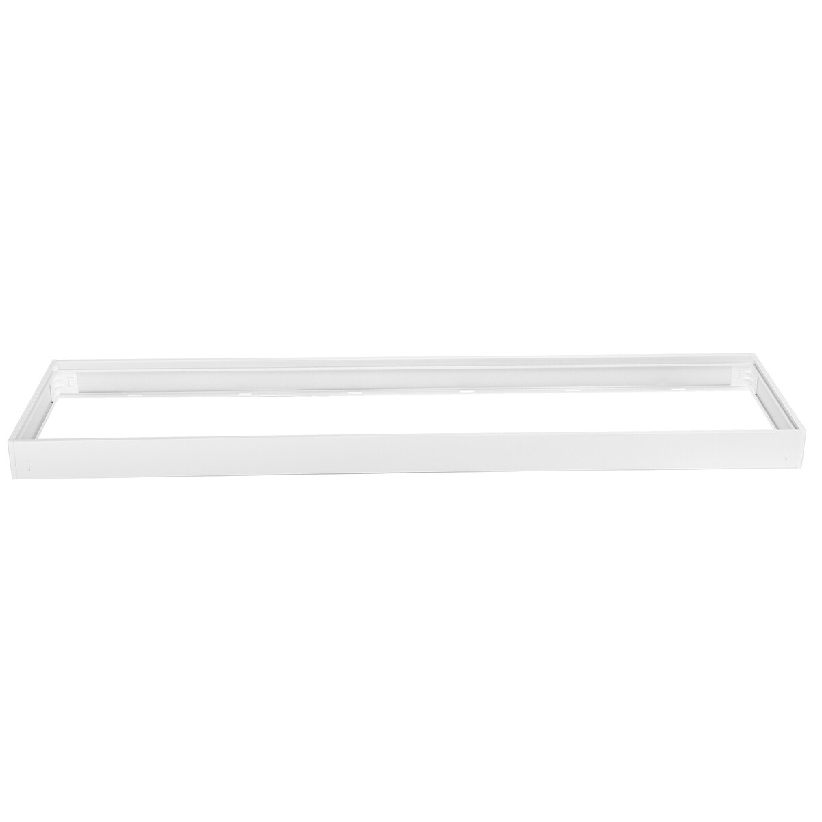 Cadre de montage pour panneau LED - Velvalux - 30x120 - Aluminium - Rectangulaire - Blanc