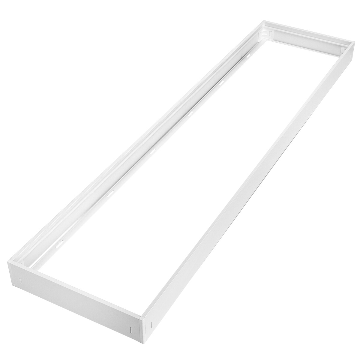 Cadre de montage pour panneau LED - Velvalux - 30x120 - Aluminium - Rectangulaire - Blanc