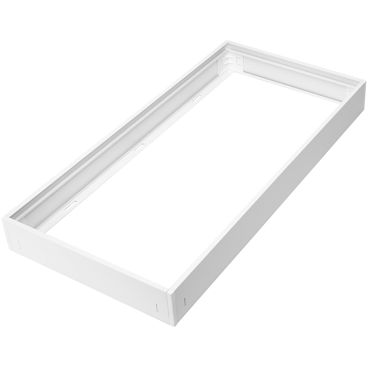 Cadre de montage pour panneau LED - Velvalux - 30x60 - Aluminium - Rectangulaire - Blanc