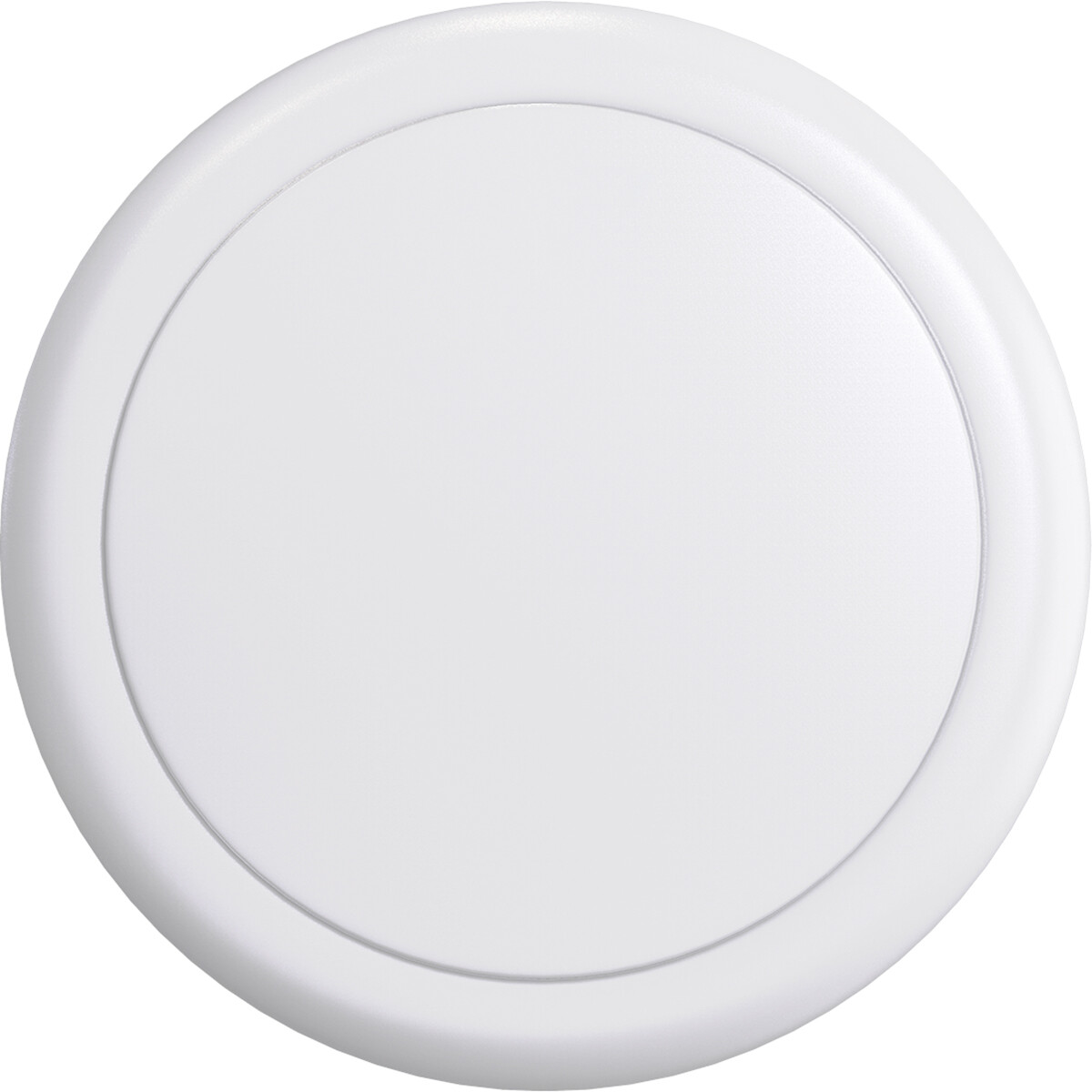 Plafonnier LED - Aigi Ala - En Saillie Rond 12W - Blanc Neutre 4000K - Mat Blanc - Aluminium